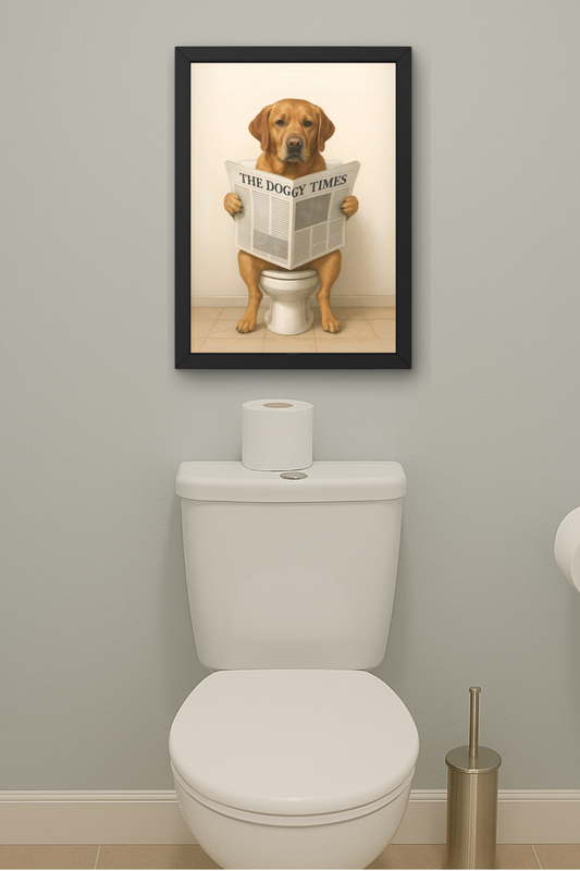 Bathroom Pet Portrait
