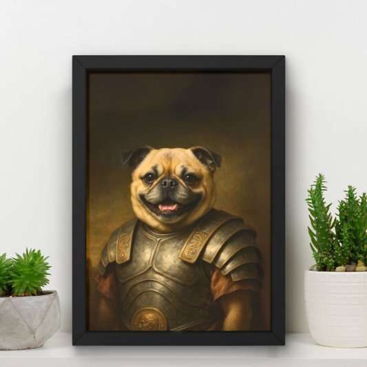 Gladiator Pet Portrait