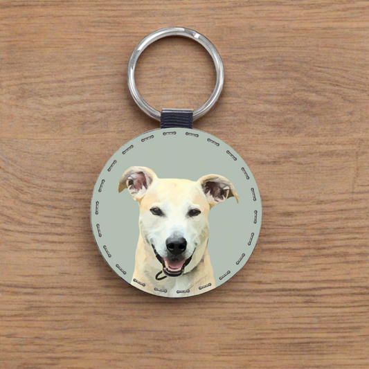 Fanaticelle Pet Portrait Key Rings Classic Pet Keyring