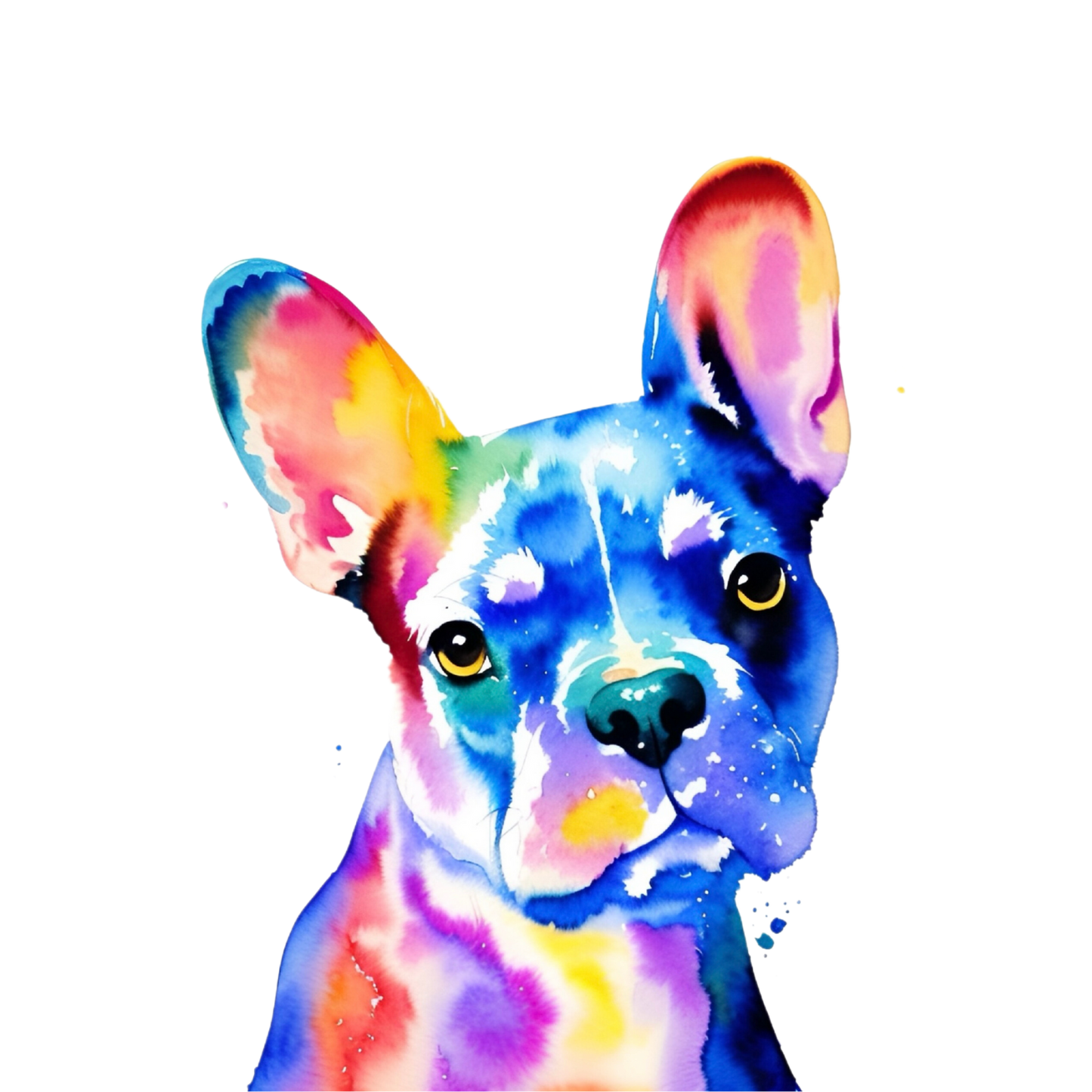 Watercolour Pet Portrait Tote Bag