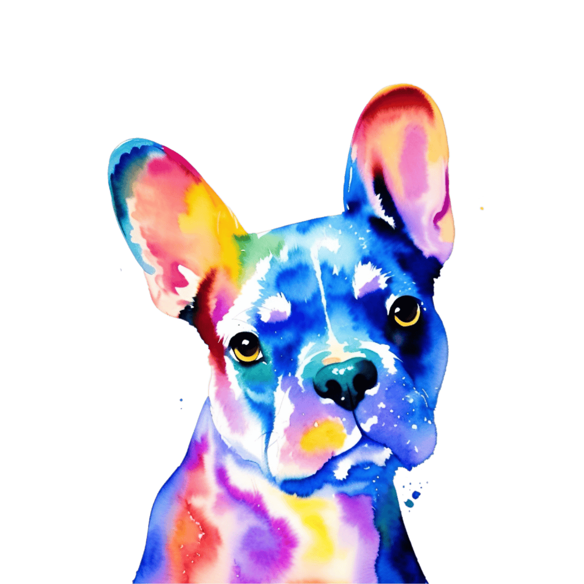 Watercolour Pet Portrait Tote Bag - Fanaticelle