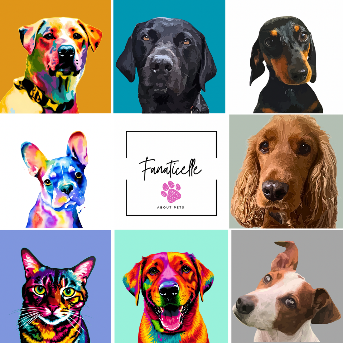 Why You Should Consider a Personalised Digital Pet Portrait: The Ultimate Tribute to Your Furry Friend - Fanaticelle