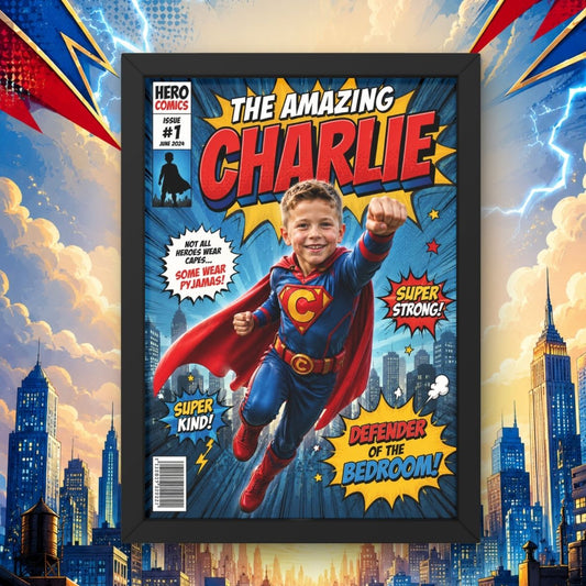 Superhero Comic Frame