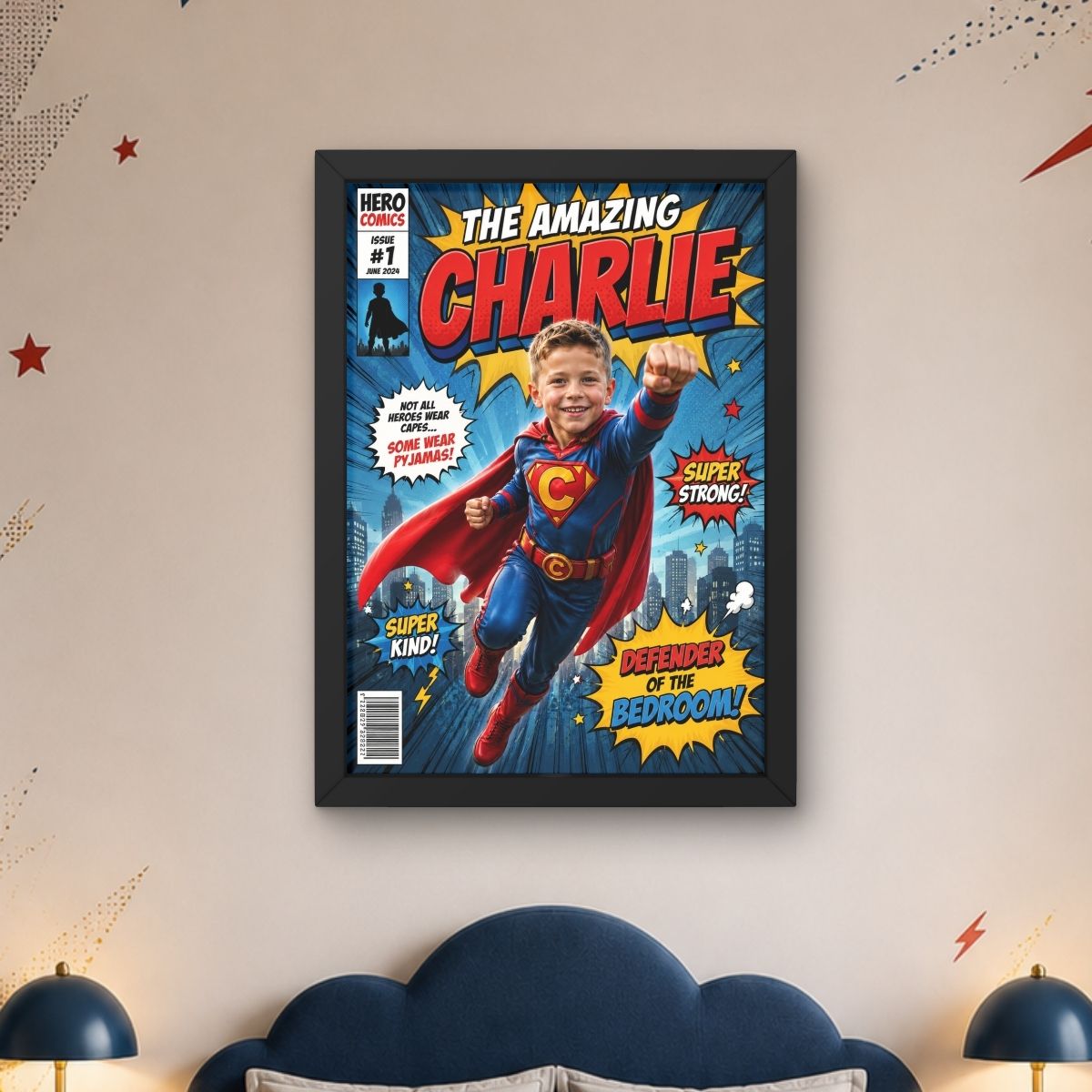 Superhero Comic Frame