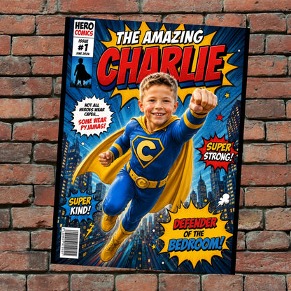 Superhero Comic Frame
