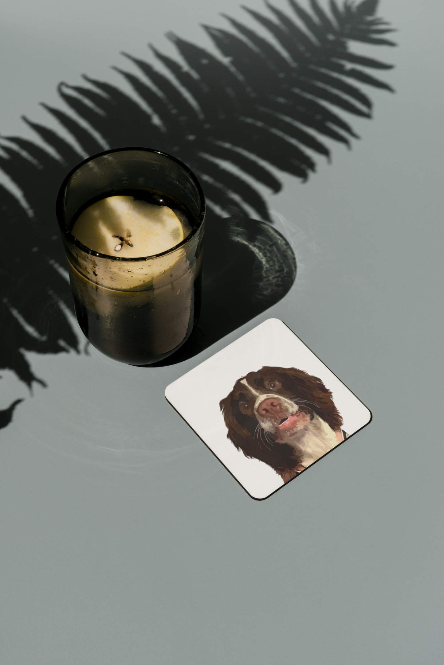 A image of a minimalistic pet coaster from Fanaticelle