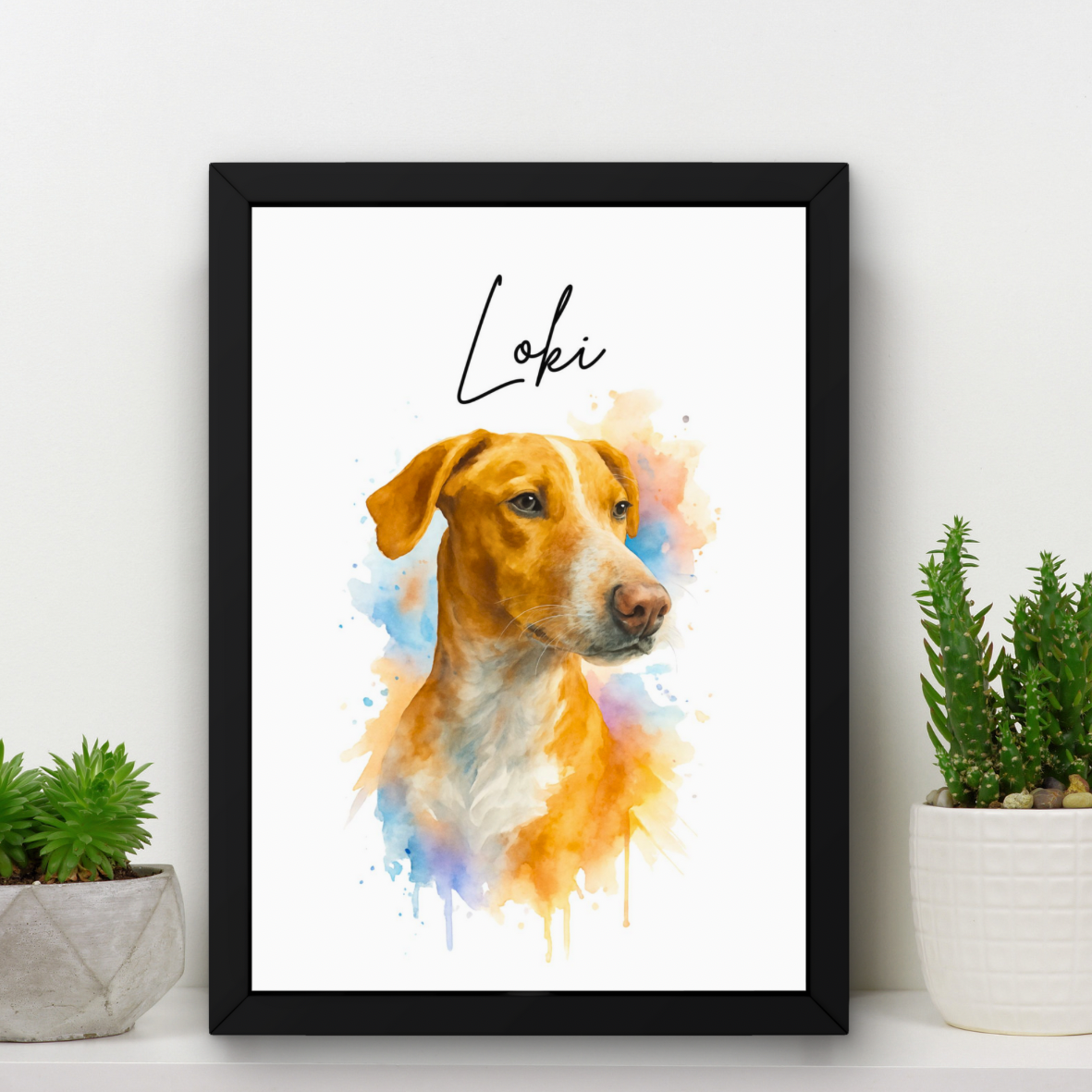 Watercolour Pet Portrait