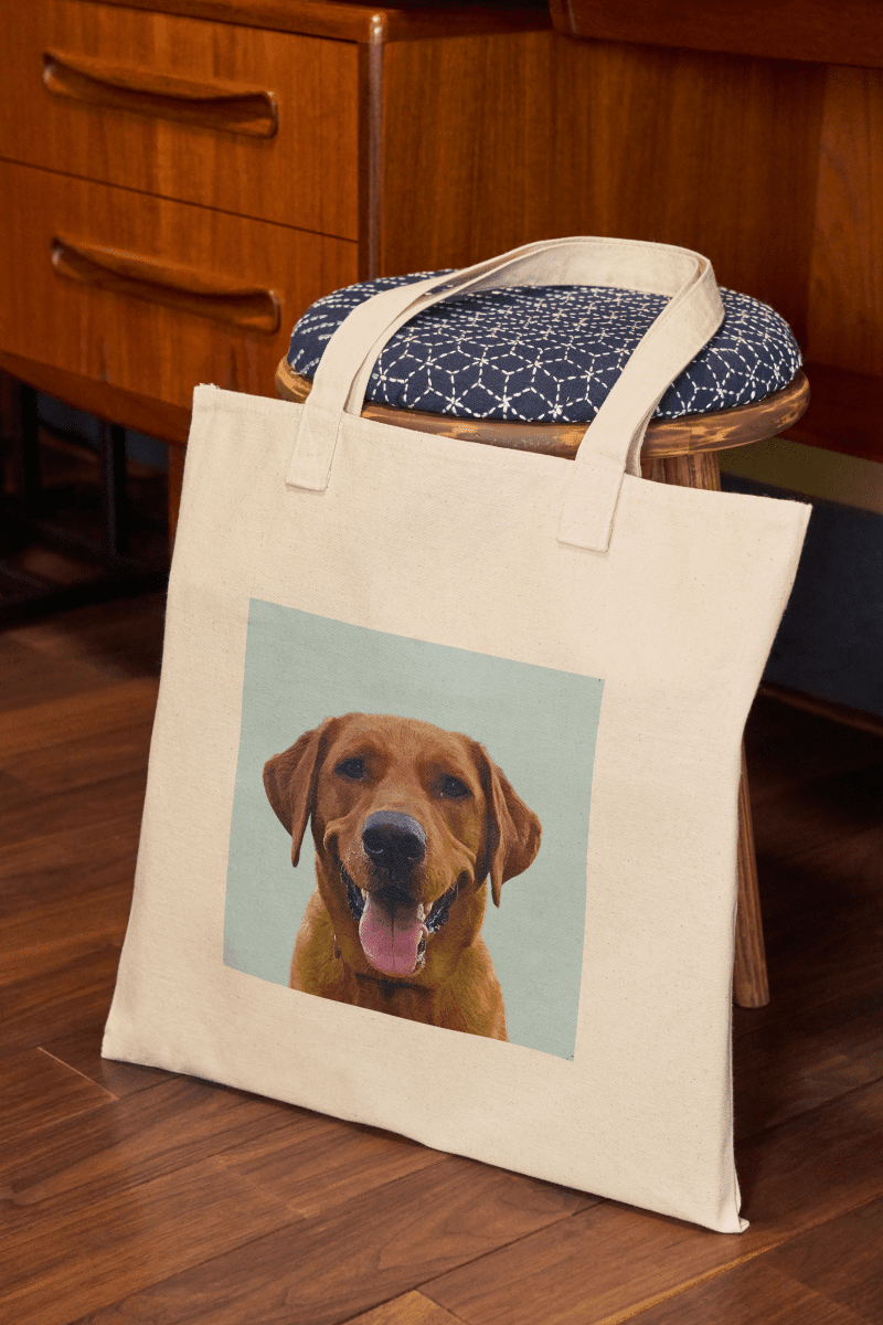 Classic Pet Portrait Tote Bag - Fanaticelle