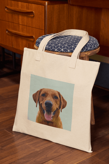 Classic Pet Portrait Tote Bag - Fanaticelle