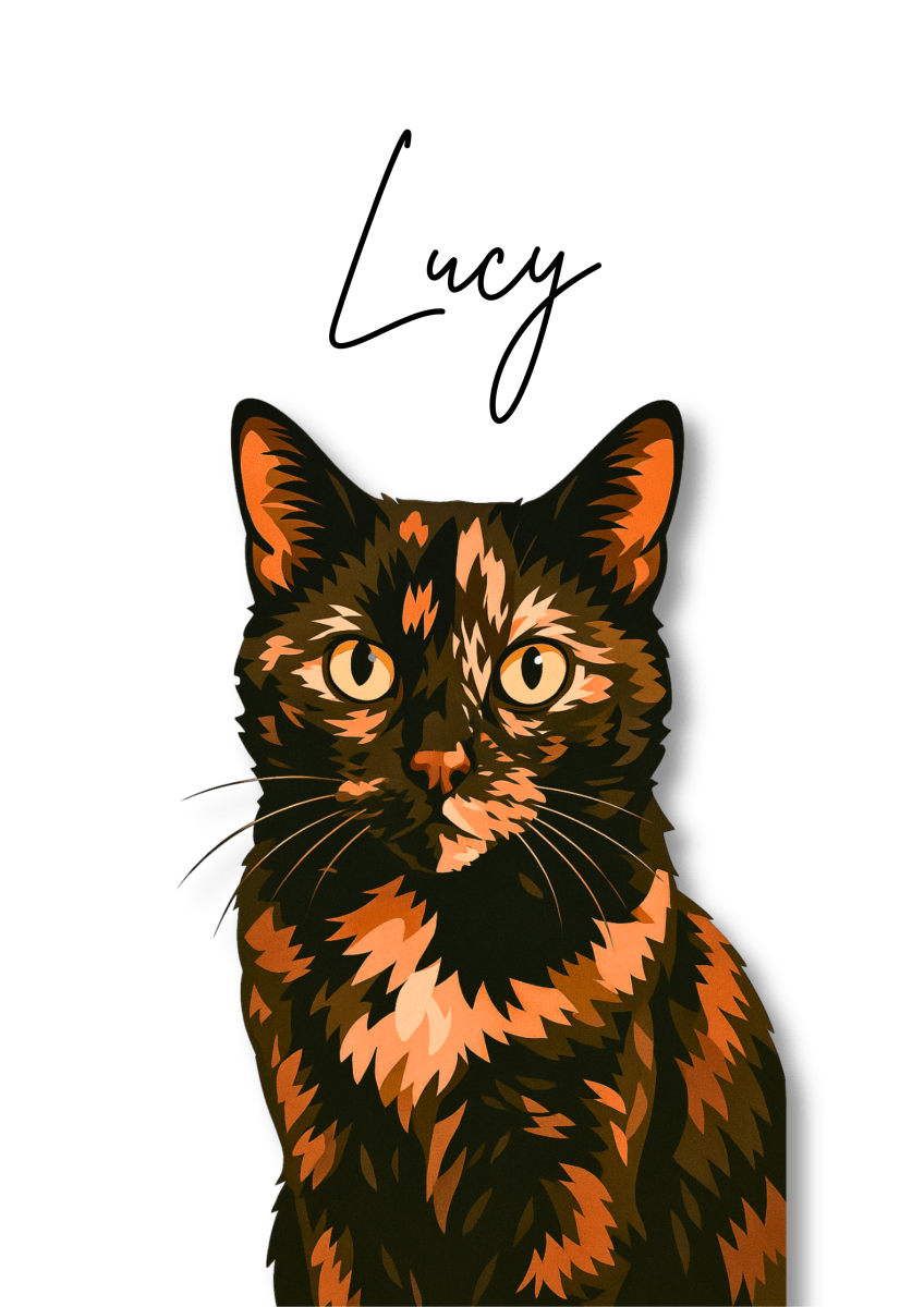 Digital Pet Portrait File - Fanaticelle