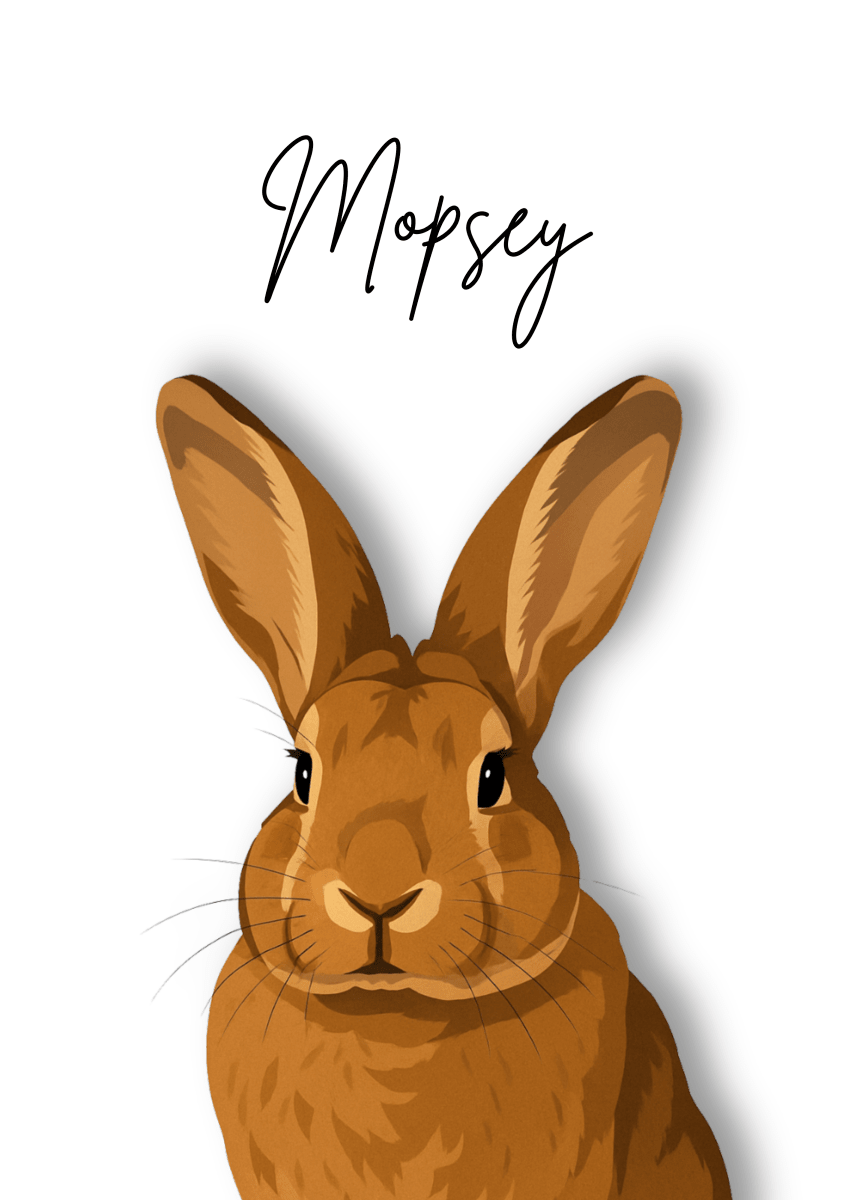 Digital Pet Portrait File - Fanaticelle