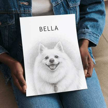 Pencil Pet Portrait - Fanaticelle