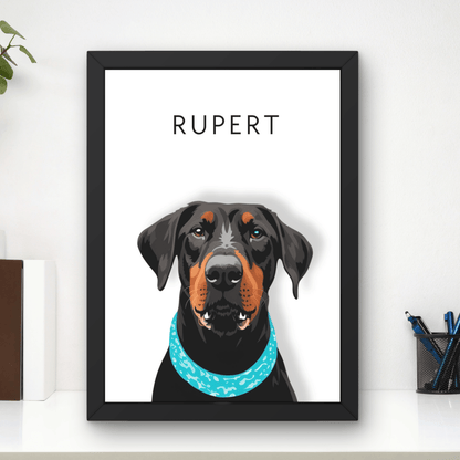 Personalised Vector Pet Portrait - Fanaticelle