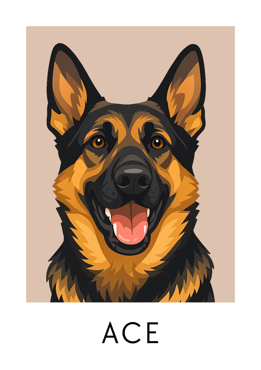 Polaroid Pet Portrait - Fanaticelle