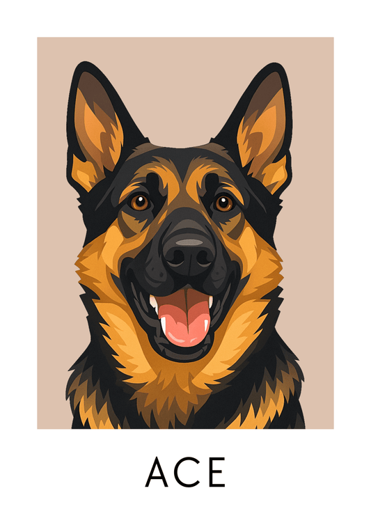 Polaroid Pet Portrait - Fanaticelle