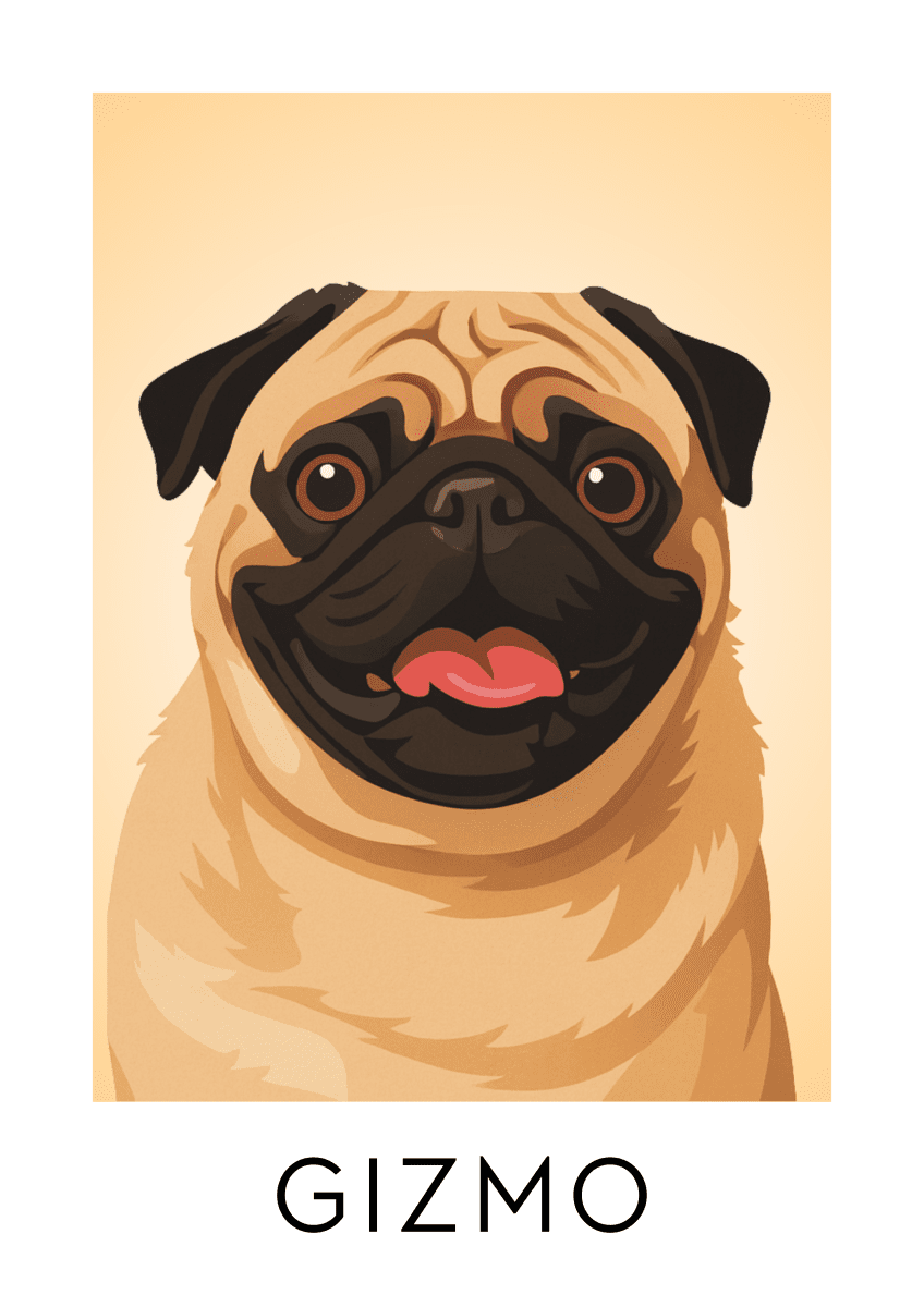 Polaroid Pet Portrait - Fanaticelle