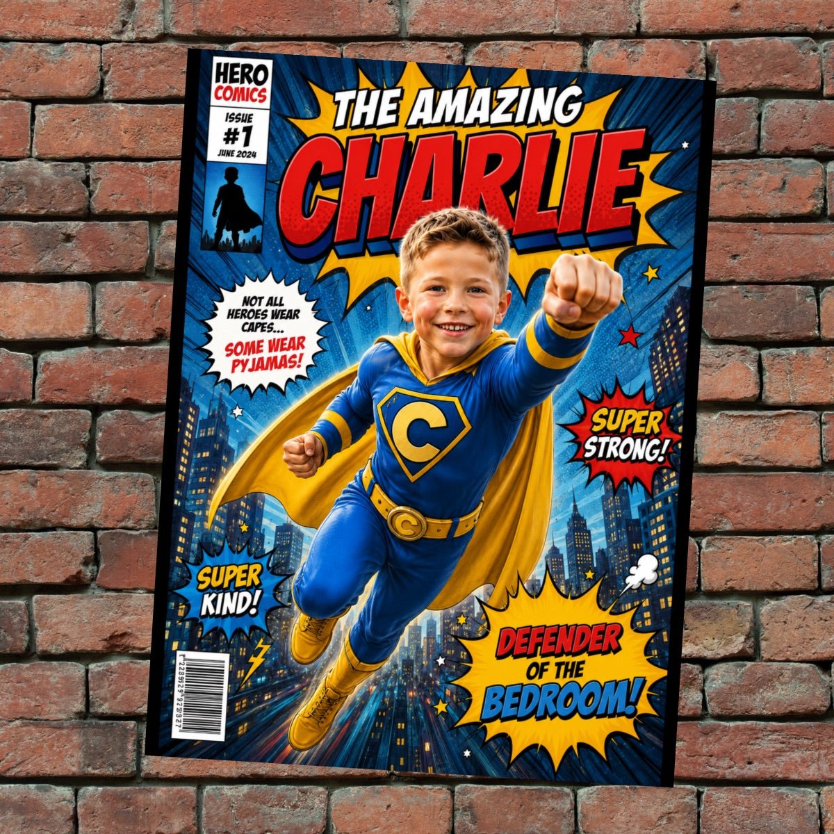 Superhero Comic Frame - Fanaticelle